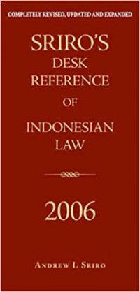 Sriro's desk reference of Indonesian law