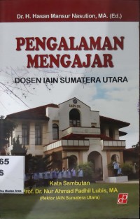 Pengalaman Mengajar : Dosen IAIN Sumatera Utara