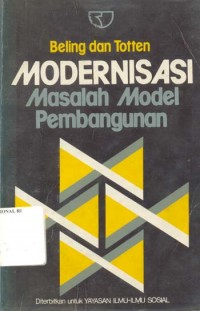Modernisasi : masalah model pembangunan