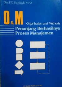 O&M (Organization and Methods) Penunjang Berhasilnya Proses Manajemen