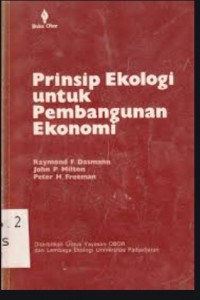 Prinsip Ekologi Untuk Pembangunan Ekonomi