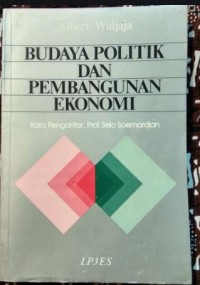 Budaya Politik dan Pembangunan Ekonomi