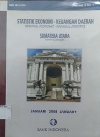 Image of Statistik Ekonomi-Keuangan Daerah Sumatera Utara : regional economics-financial statistics north sumatera vol. 8 no. 1
