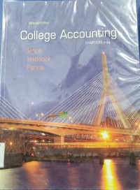 College Accounting : chapters 1-24, Ed 13