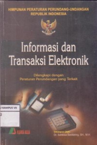 Informasi dan transaksi elektronik