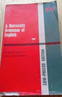 A University Grammar of English