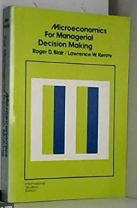 Microeconomics for Managerial Decision Making