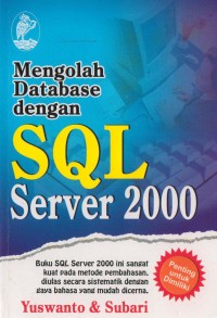 Image of Mengolah Database Dengan SQL Server 2000