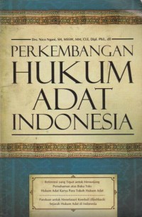 Perkembangan Hukum Adat Indonesia