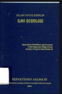 Islam Untuk Dsisiplin Ilmu Sosiologi