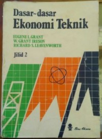 Image of Dasar-dasar Ekonomi Teknik Jilid 2