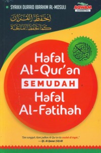 Hafal Al-qur'an Semudah Hafal Al-Fatihah