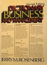 Dictionary Of Business and Management, Ed 2