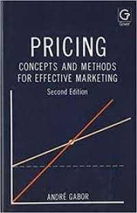 Pricing concepts and methods for effective marketing