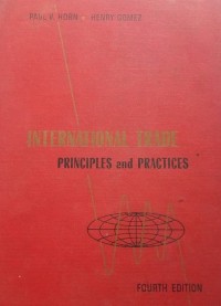 International trade principles and practice