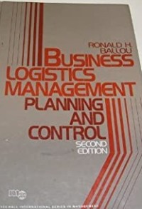 Business logistik management planning and control