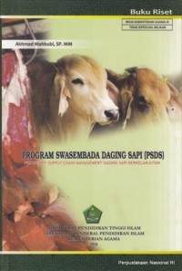 Program Swasembada Daging Sapi (PSDS)